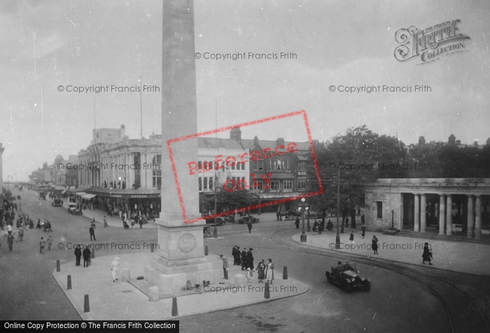 Photo of Southport, War Memorial 1924