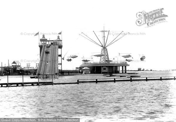 Photo of Southport, Water Chute And Flying Machine 1906