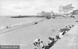 Beach And Pier c.1955, Southsea