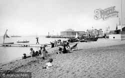 Beach And The Clarence Pier 1890, Southsea