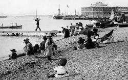 Beach And The Clarence Pier 1890, Southsea