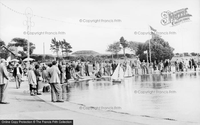 Photo of Southsea, Canoe Lake c.1955