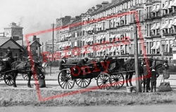 Carriages In Western Parade 1898, Southsea