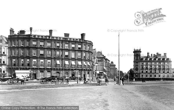 Photo of Southsea, Grosvenor Hotel 1890