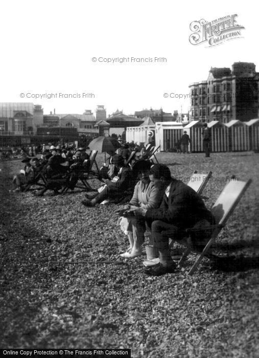 Photo of Southsea, On The Beach 1921