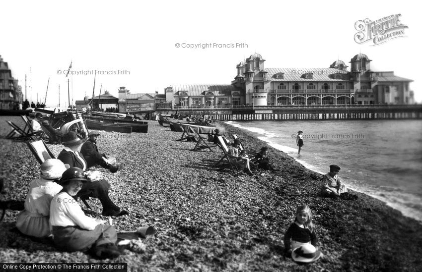 Southsea, Sands and Pier 1921
