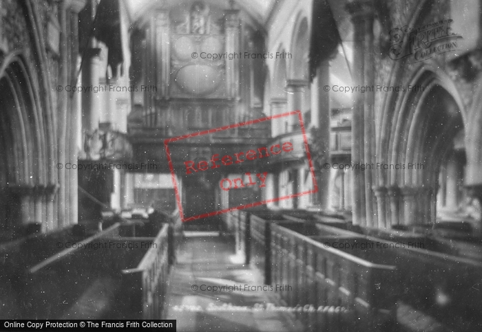 Photo of Southsea, St Thomas's Church Interior East 1898
