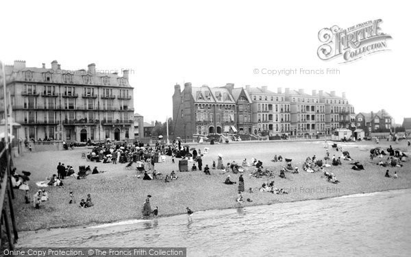 Photo of Southsea, the Beach 1890