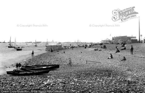 Photo of Southsea, The Beach 1892