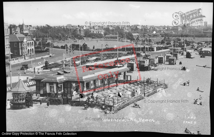 Photo of Southsea, The Beach c.1935