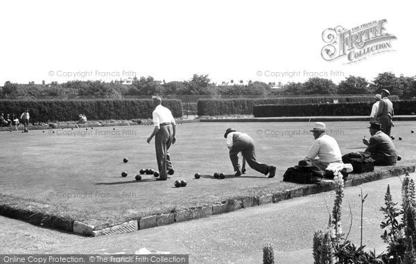 Photo of Southsea, The Bowling Greens c.1955