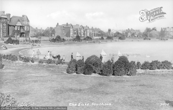 Photo of Southsea, The Lake 1921