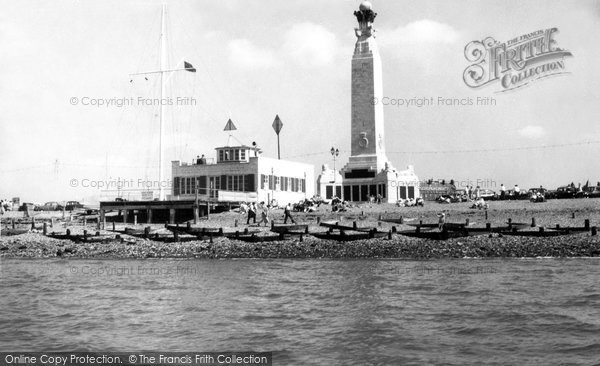 Photo of Southsea, The Royal Navy Memorial c.1960