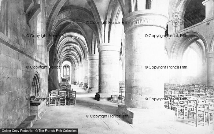 Photo of Southwell, Minster, Aisle Nave 1890