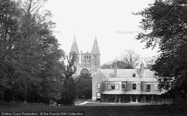 Photo of Southwell, Minster And Hallett's House 1890
