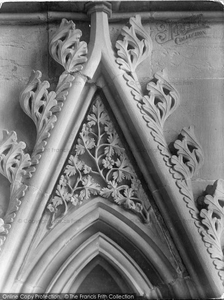Photo of Southwell, Minster, Capital In Chapter House 1929
