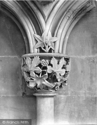 Minster, Capital In Chapter House 1929, Southwell