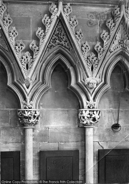 Photo of Southwell, Minster, Chapter House Carving 1920
