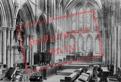 Minster, Choir 1904, Southwell