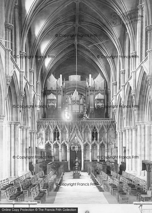 Photo of Southwell, Minster Choir West 1895