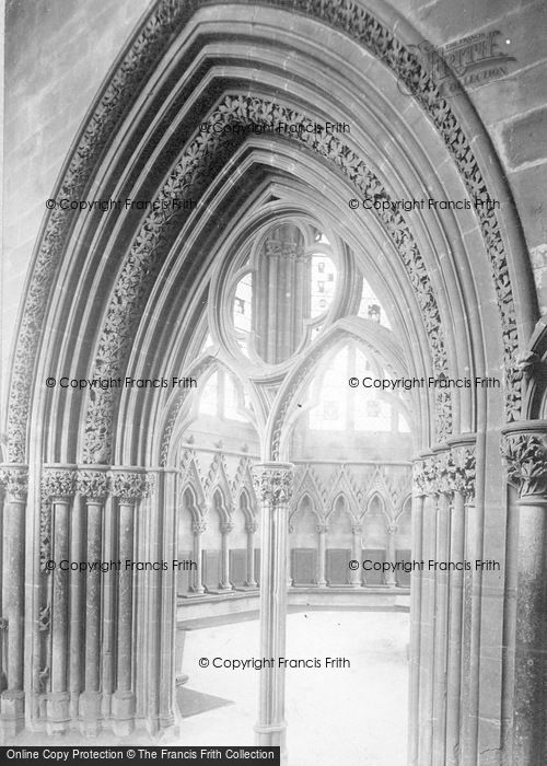 Photo of Southwell, Minster, Door Of Chapter House 1895