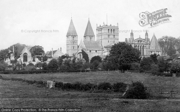 Photo of Southwell, Minster From South East 1890