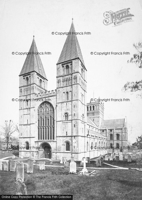 Photo of Southwell, Minster From South West 1890