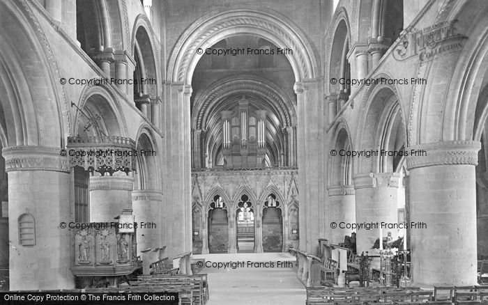 Photo of Southwell, Minster Nave 1934