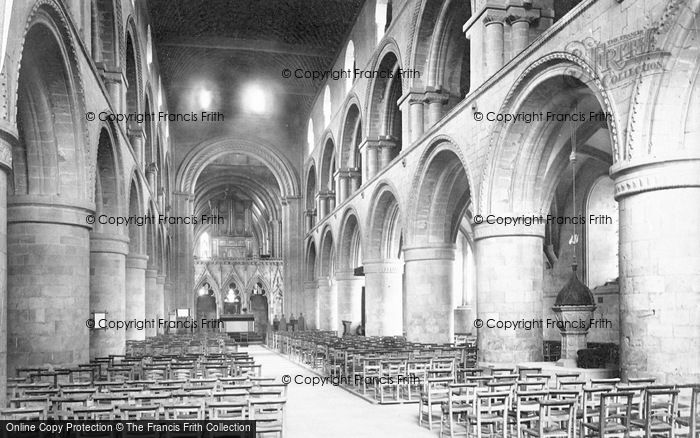 Photo of Southwell, Minster Nave East 1890