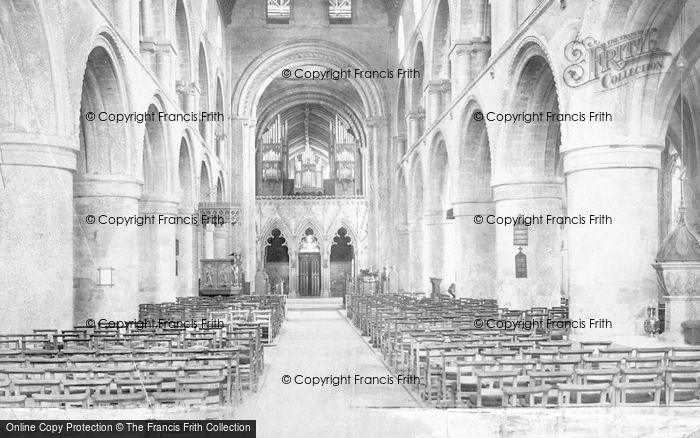Photo of Southwell, Minster Nave East 1904
