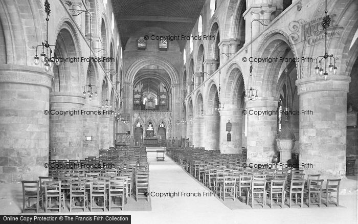 Photo of Southwell, Minster Nave East 1920