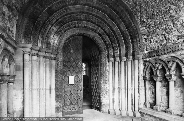 Photo of Southwell, Minster North Porch 1890