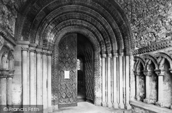 Minster North Porch 1890, Southwell