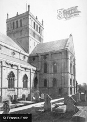Minster, Tower And South Transept 1890, Southwell