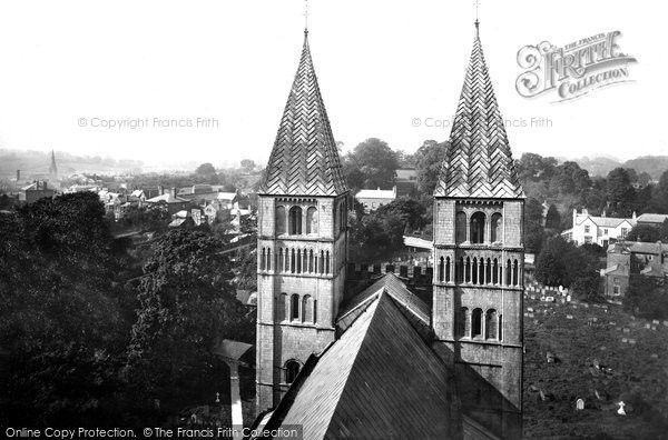 Photo of Southwell, Minster Towers 1920