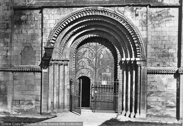 Photo of Southwell, Minster West Porch 1890
