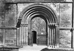Minster West Porch 1890, Southwell