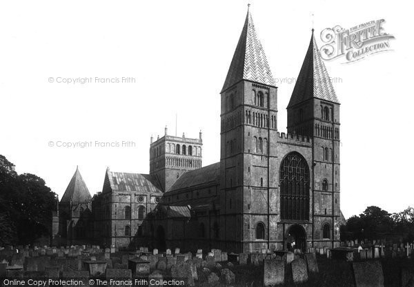 Photo of Southwell, The Minster, The West Towers 1895