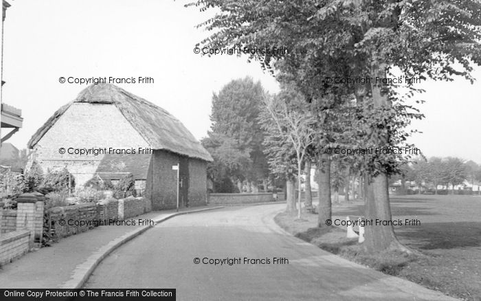 Photo of Southwick, King Charles's Barn And Green c.1955