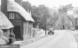 St James' Church From West Street c.1955, Southwick