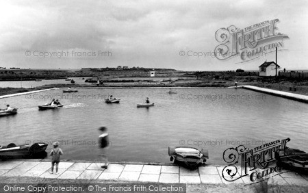 Photo of Southwold, Boating Lake c.1955
