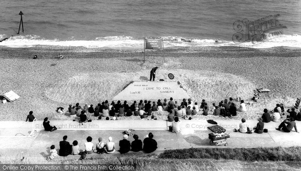 Photo of Southwold, Children's Service On The Promenade c.1960