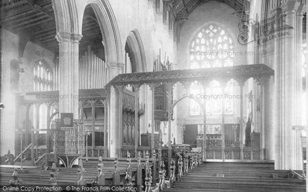 Photo of Southwold, Church Screen 1893