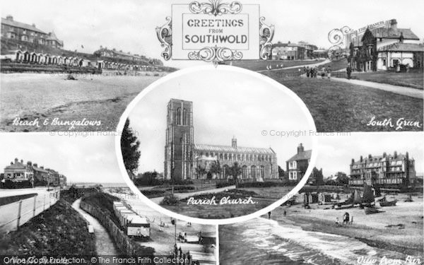 Photo of Southwold, Composite c.1910