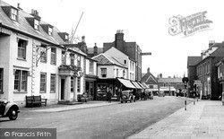 Crown Hotel And High Street c.1955, Southwold