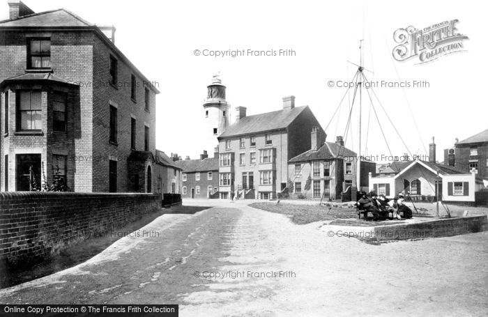 Photo of Southwold, East Green And The Lighthouse 1893