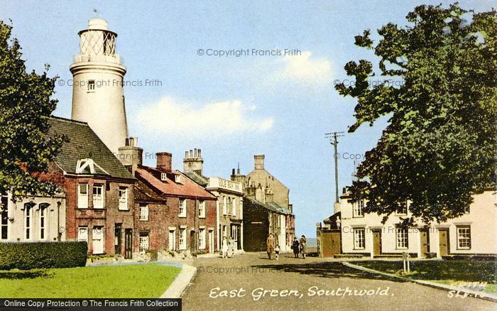 Photo of Southwold, East Green c.1950