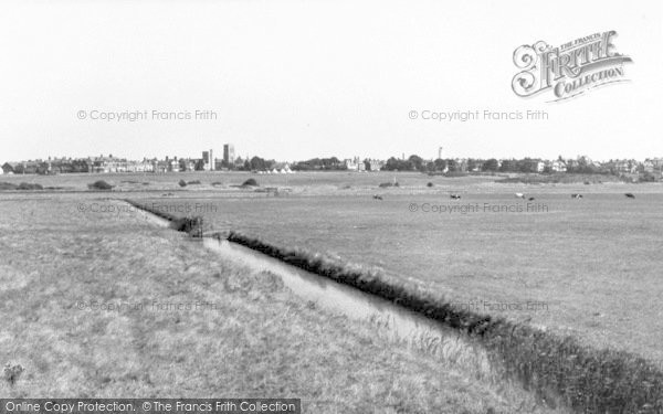 Photo of Southwold, From The Harbour c.1960