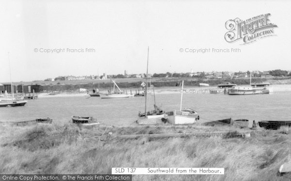 Photo of Southwold, From The Harbour c.1960