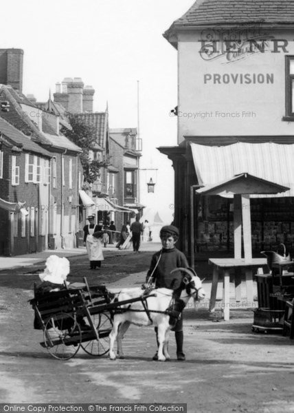 Photo of Southwold, Goat Cart 1896